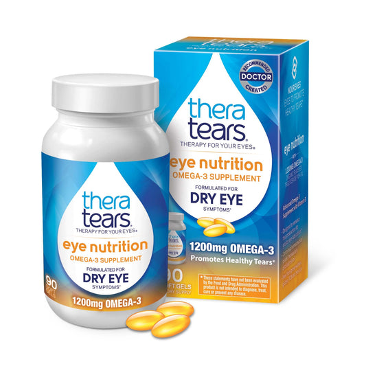 TheraTears Omega 3 Supplement, 1200mg, 90 ct (Pack of 1)